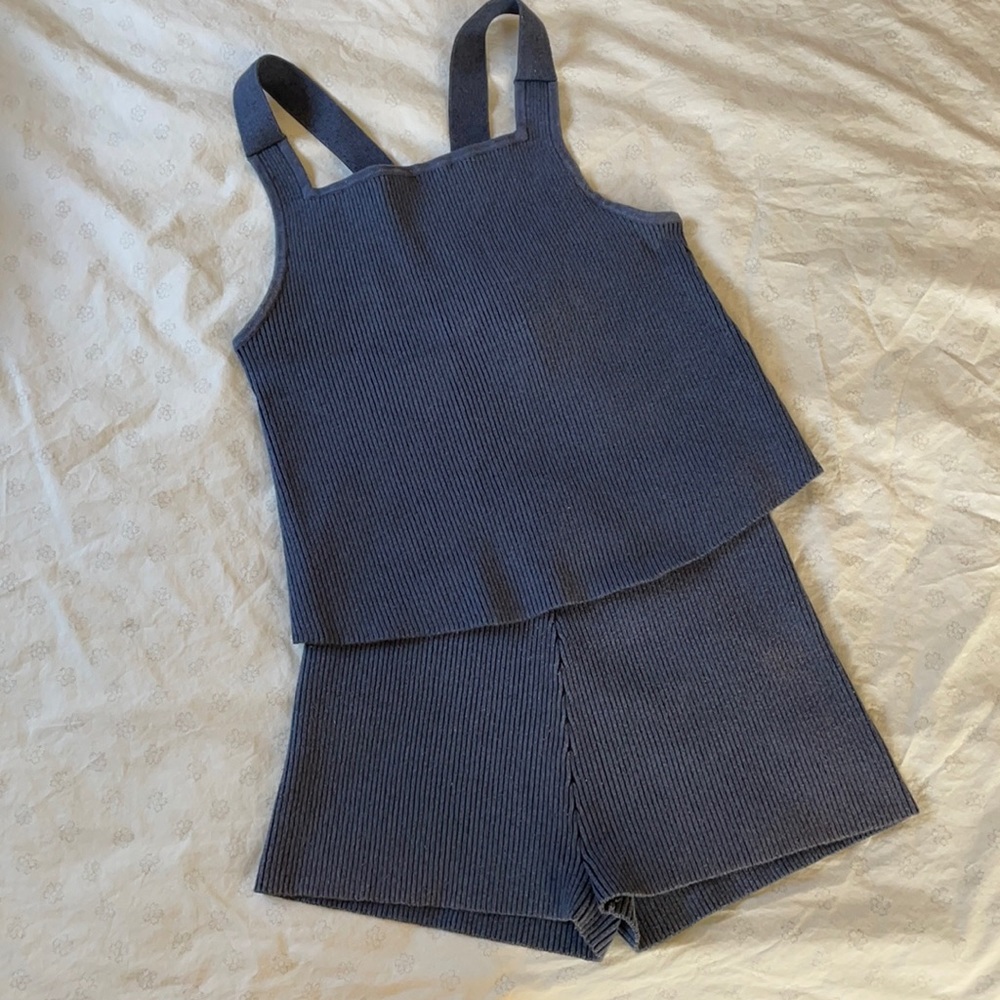Free people knit matching set